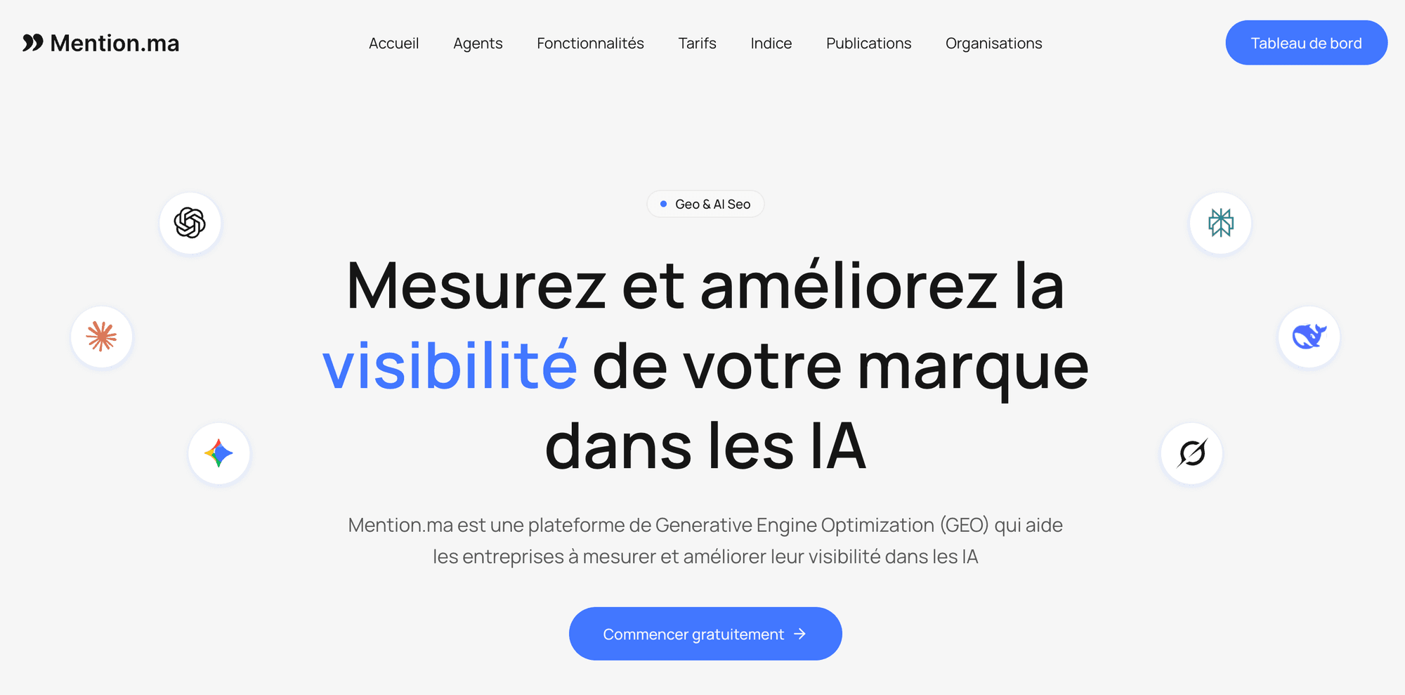 Mention.ma | Quel outil utiliser pour comparer sa visibilité à celle de ses concurrents dans les IA ?